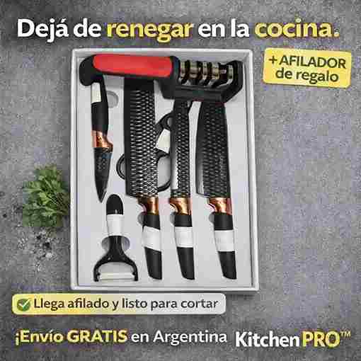 Kitchen Pro™ – Cortes perfectos sin esfuerzo | Set 6 en 1 | Kokoland