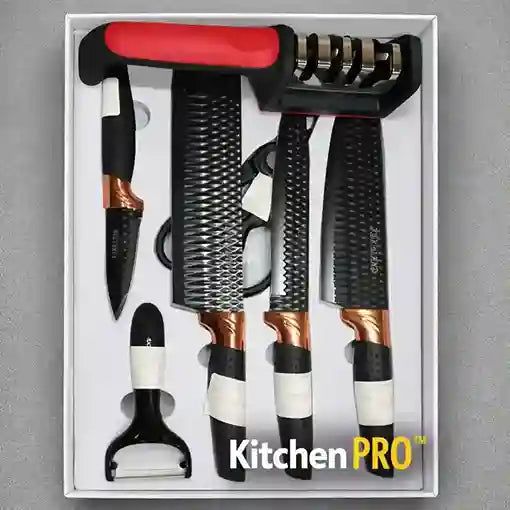 Kitchen Pro™ – Cortes perfectos sin esfuerzo | Set 6 en 1 | Kokoland
