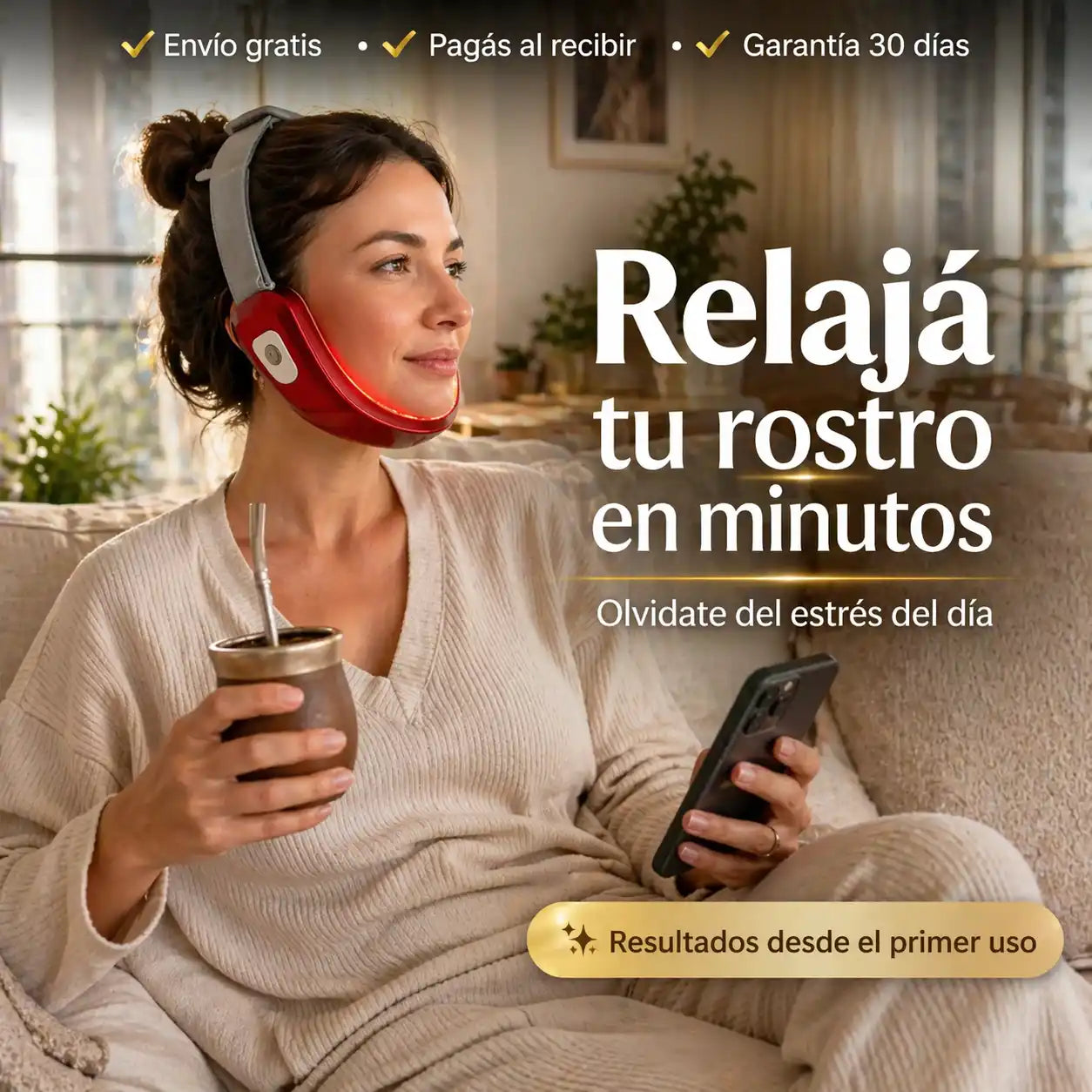 Antifaz Reafirmante V‑Facial™