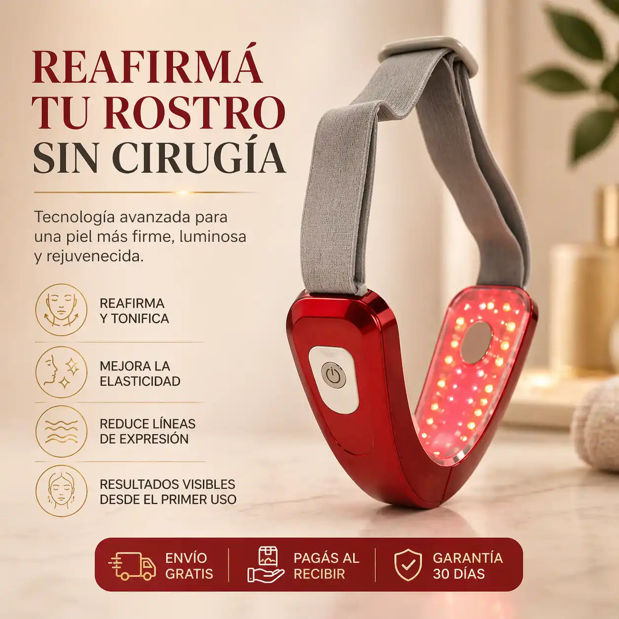 Antifaz Reafirmante V‑Facial™