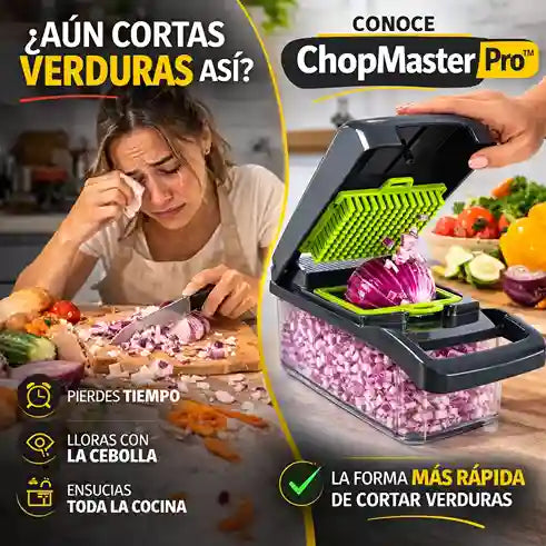 ChopMaster Pro™ · Corta todo en segundos.