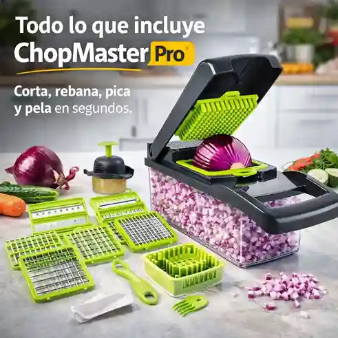 ChopMaster Pro™ · Corta todo en segundos.