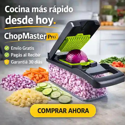 ChopMaster Pro™ · Corta todo en segundos.