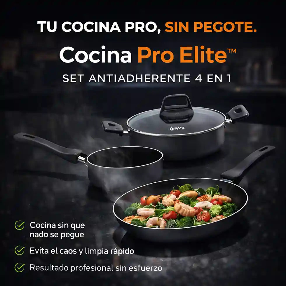 Cocina Pro Elite™ – 4-in-1 Non-stick Set