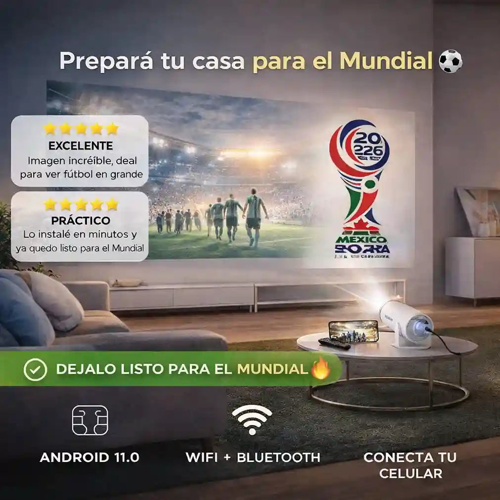 StadiumView™ 180° Projector  Turn your home into a stadium in seconds