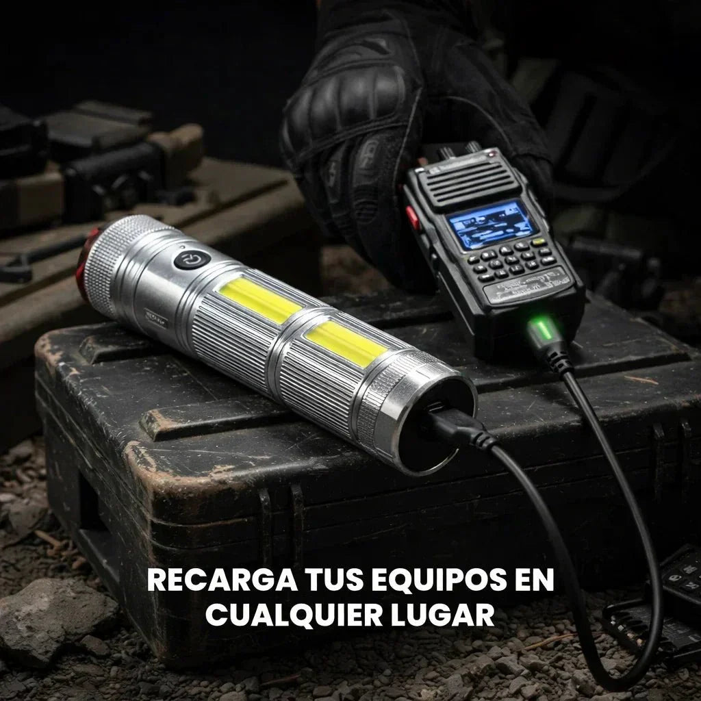 Linterna TITANIUM - PREMIUM. - San Shipping Argentina